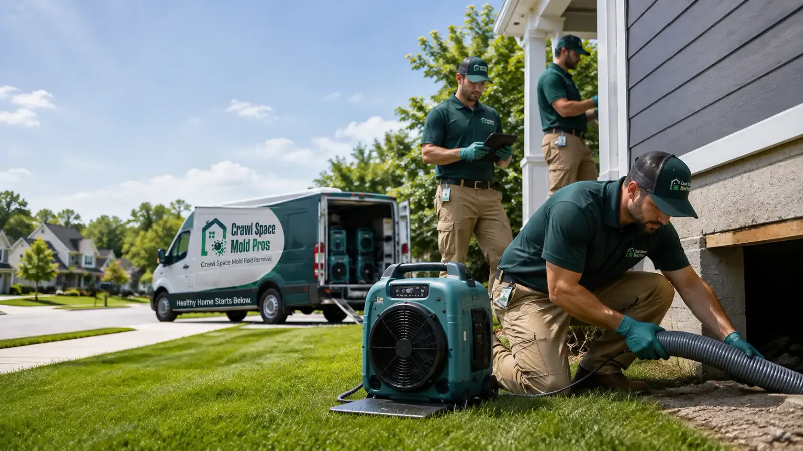 Crawl Space Mold Removal in Milo, IA
